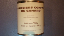 10 gésiers confits de Canard - 450g